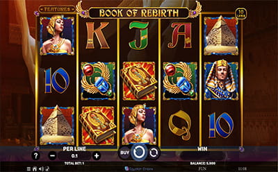 The Book of Rebirth Slot Game at the 22BET Nigerian Online Casino