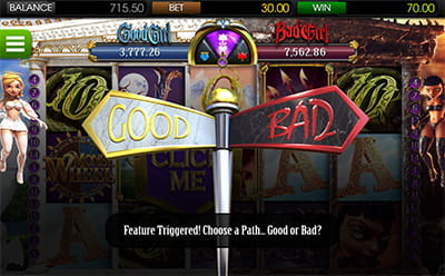 Good Girl Bad Girl Slot Bonus game