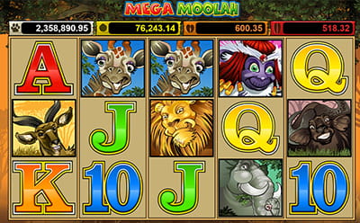 The Mega Moolah Slot Game at the Betway Nigerian Online Casino