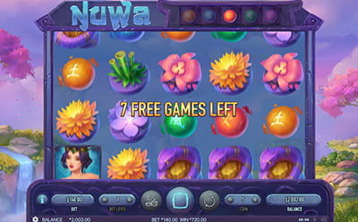 Nuwa Slot Bonus game