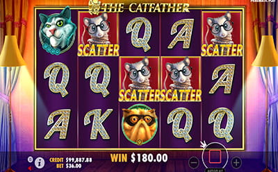 The Catfather Slot Bonus game